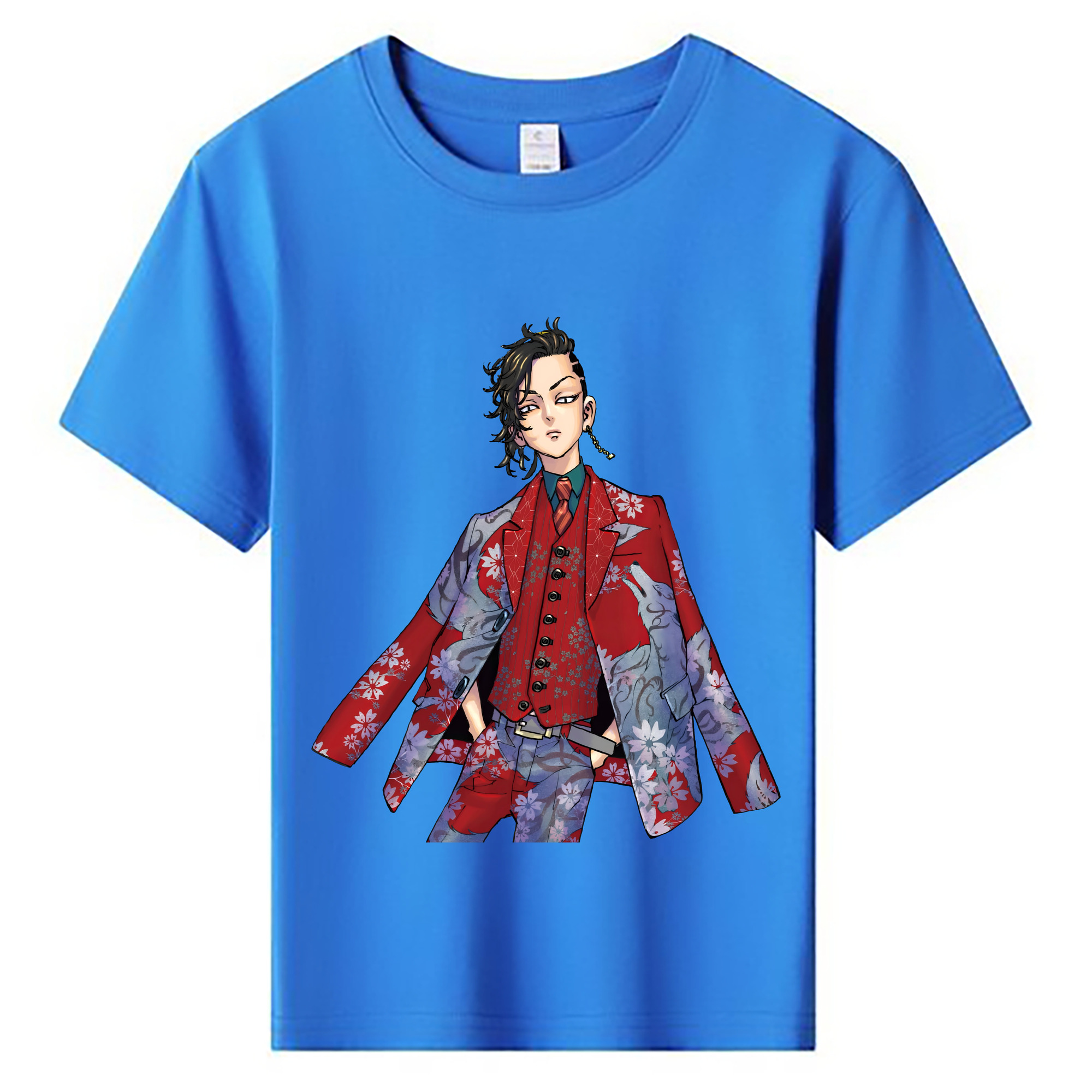 （画像用） 東京リベンジャーズ Tokyo Revengers 綿100％キッズTシャツ（フロントプリント）